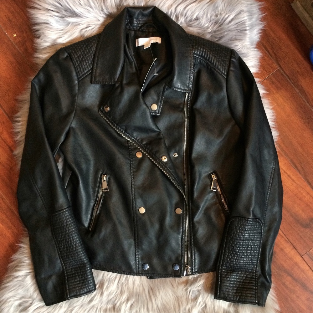 NWT New York & Company Faux Leather Jacket